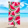 Zomer Watermeloen Strandlaken Schattige Fruitprint Badhanddoek Grote Roze Zwemhanddoek voor Kinderen Volwassenen Tropische Zeevakantie