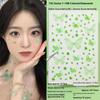 1 Sheet Elf Butterfly Rhinestone Face Stickers Kawaii Self Adhesive Weaving Butterfly Decor For Stage Concert Makeup Supplies