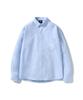 Peullukeu Slam Logo Oversized Oxford Shirt Sky Fls206