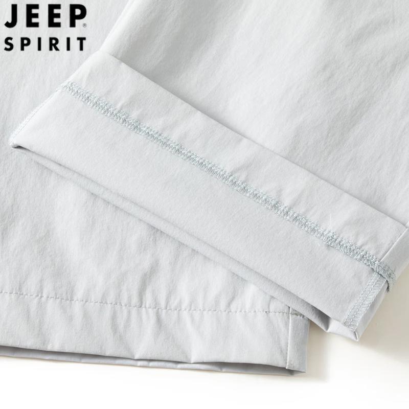 JEEP SPIRIT Men's Straight-Leg Elastic Waist Casual Pants