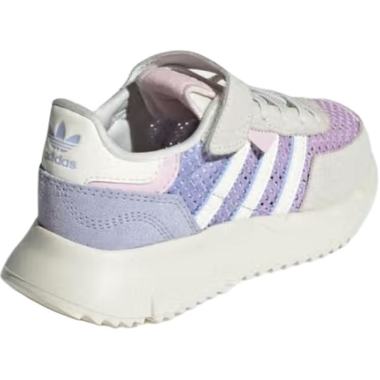 Adidas Originals Retropy F2 Anti Slip Wear Resistant Low Top Kids' Running Shoes Purple Kids' Sneakers JR7999