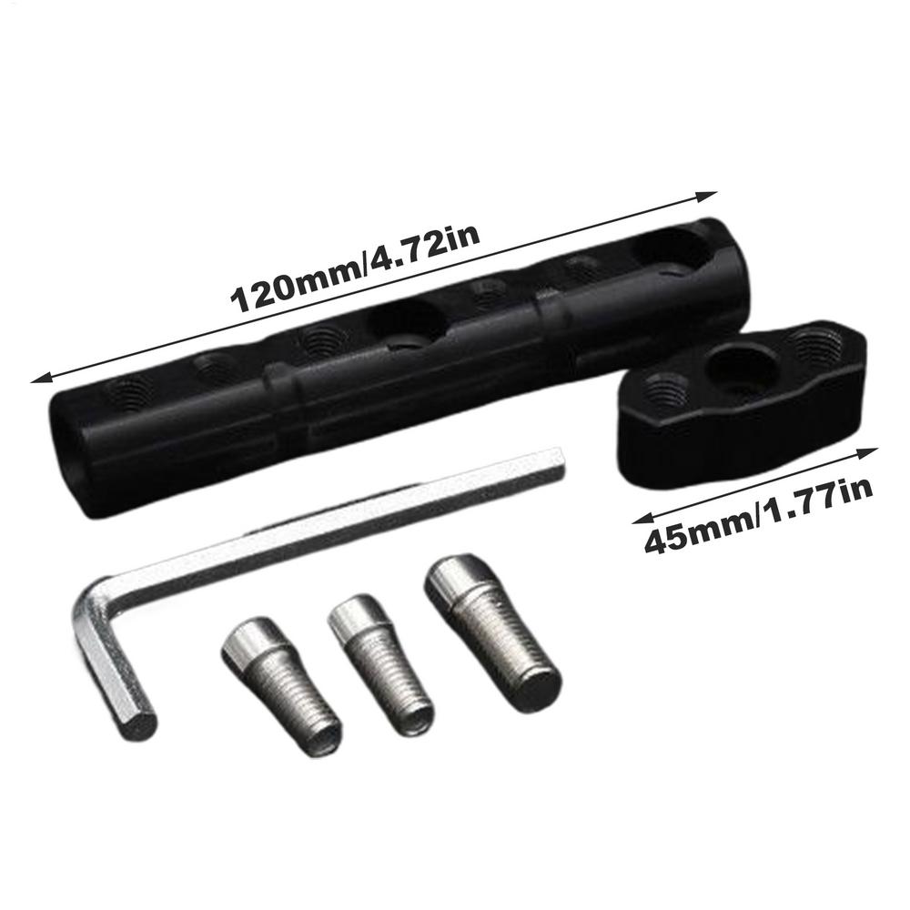 

Motorcycle Rearview Mirror Expander Bracket Aluminum Alloy Universal Adapter Holder Mount Motorbike Bike Accessories чёрный