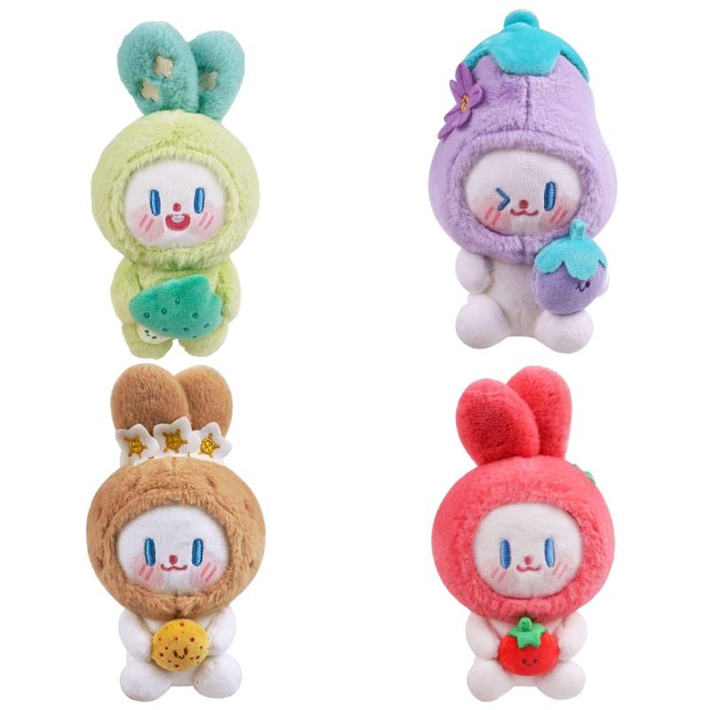 Niedlicher Gemüse-Elfen-Hase Anhänger Plüschtier Für Raumdekoration Und Als Geschenk