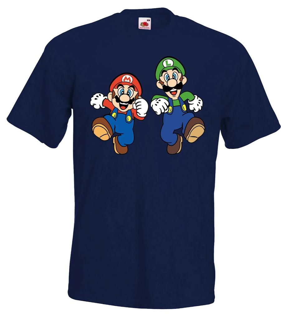 Youth Designz Mario & Luigi Men's Printed T-Shirt Funny Saying Nerd Gaming