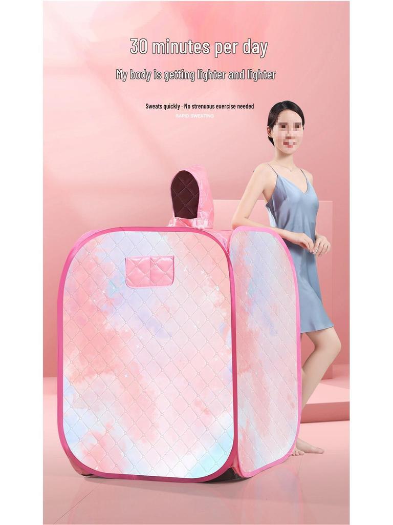 New Foldable Home Sauna: Full Body Sweat Steam Box for Postpartum Recovery