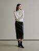 THEELO 2-Way Alpaca Round Cardigan Knit (Ivory)