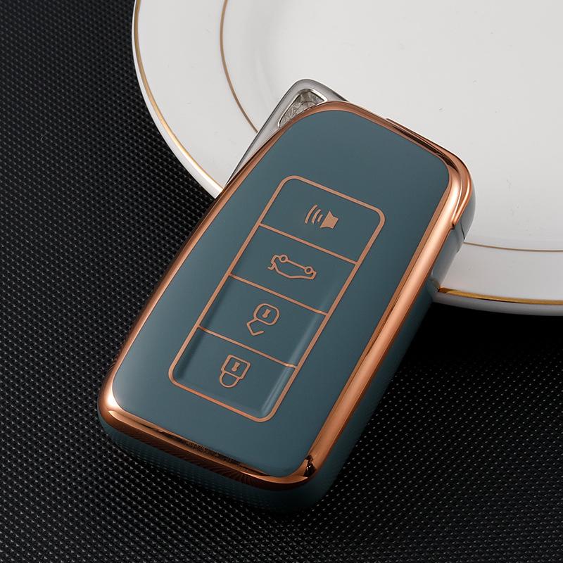 Gold Edge TPU Key Cover for Lexus ES200/RX300/ES300/UX200
