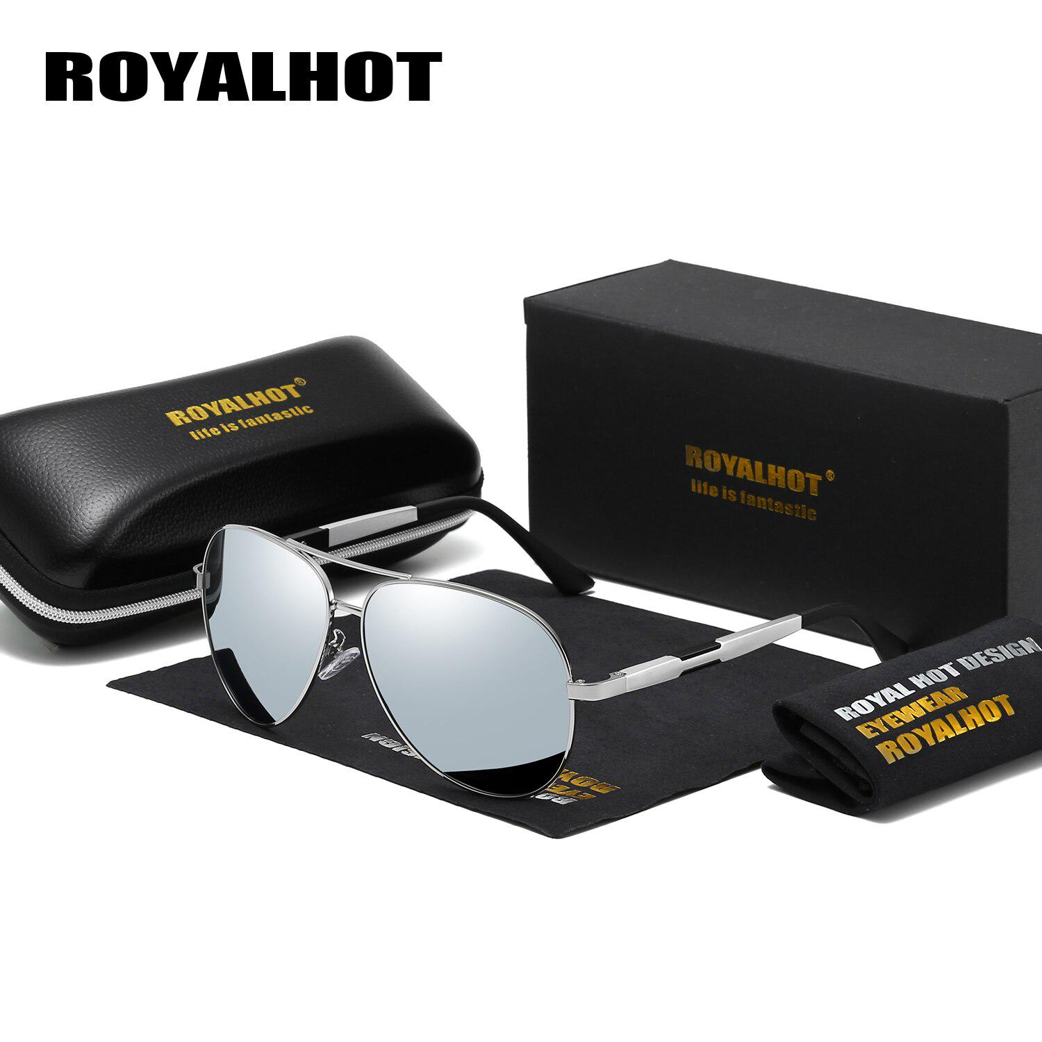 

RoyalHot Очки с поляризационными линзами в алюминиевой оправе