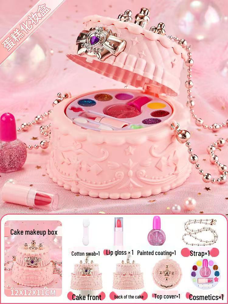 Children's Lipstick Toy Set: Makeup Box for 3-6 Year Old Girls