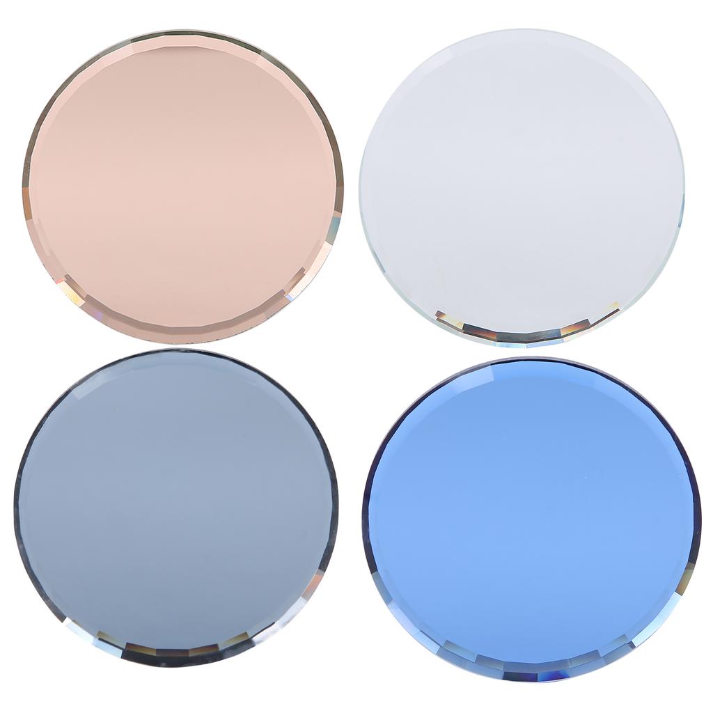 False Nail Mirror Glass Display Board Nail Art Manicure Display Drawing Color Mixing Tool