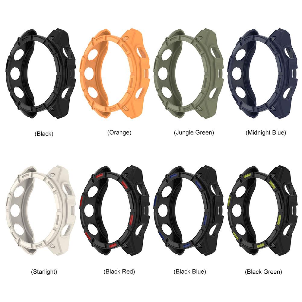 TPU duté pouzdro Hollow Protector Shell Ochranný rámeček proti poškrábání Ochranné pouzdro pro Garmin Enduro 3 Smart Watch Příslušenství