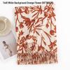 Elegant Floral Printed Imitation Cashmere Shawl Scarf