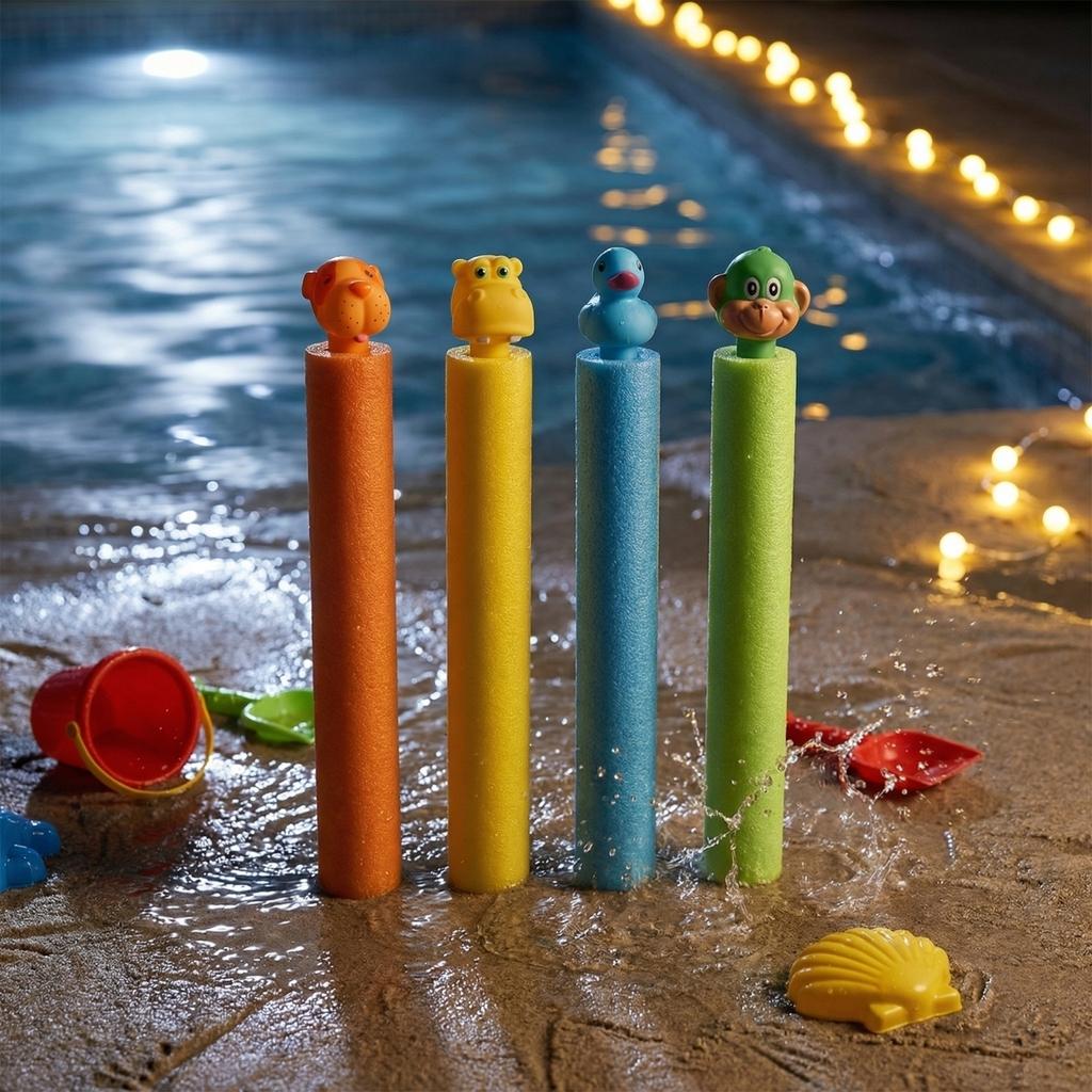 Children's Pull-out Foam Water Toy   Beach Water Play Toy Foam Water Summer Outdoor Children's Water Toy