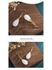 Chinese-Style Hanfu Cheongsam Chalcedony Tassel Earrings - Imitation Jade Retro Dangle for Women