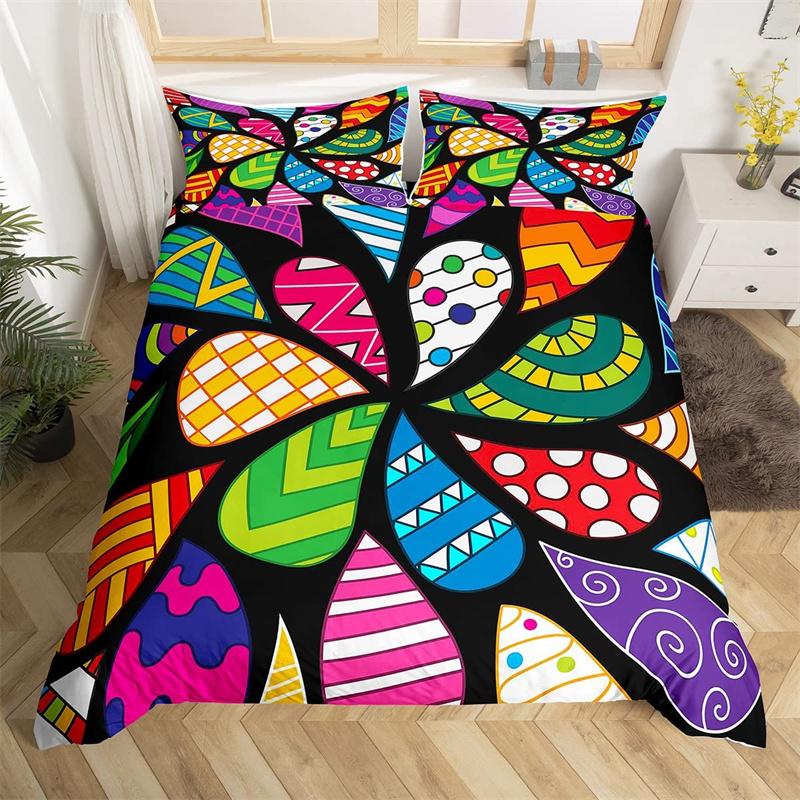 3D Duvet Cover Set Psychedelic Digital Printing Twin Bedding Set Quilt Cover Single Queen King Size Comforter Cover