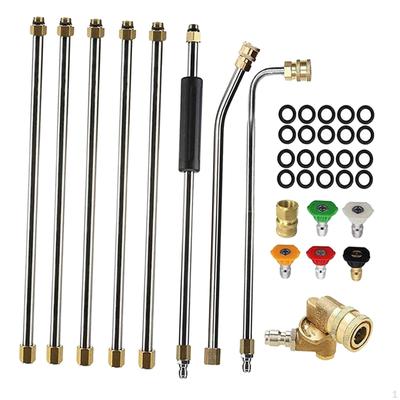 Hochdruckreiniger-Verlängerungsstange 1/4''Quick Connect Ersatz Auslaufsicher Effizient mit Spray