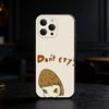 Cute Y-Yoshitomo Nara Phone Case For iPhone 17,16,15,14,13,12,11 Plus,Pro,Max,Mini Silicone black Soft Cover