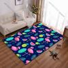 Flamingos Pineapples Watermeloncarpet Yoga Living Room Room Decor Children's Crawling Mat Doormat Area Rug Games Floor Mat