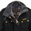 Barbour Wax Cotton Jacket 10 Black Waist Belt Women Used