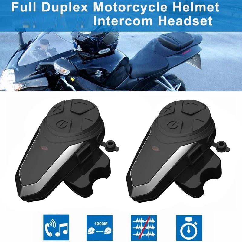 Neutral S3 Bluetooth Motorcycle Helmet Headset with Noise Cancelling & 3-Person Switching