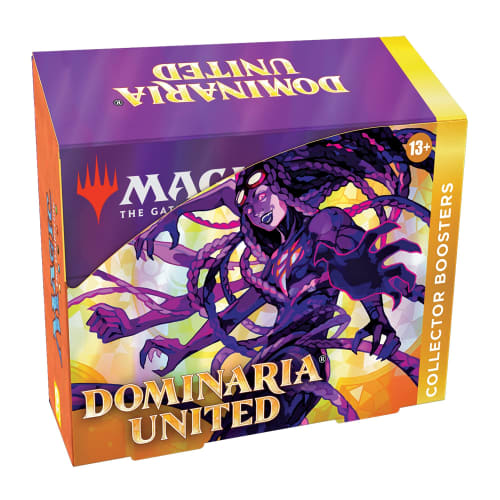 Magic: The Gathering Dominaria Unite Collector Booster (English Version) with 2 History Promo Cards (Box of 12 Packs) MTG Trading Card Wizards of the