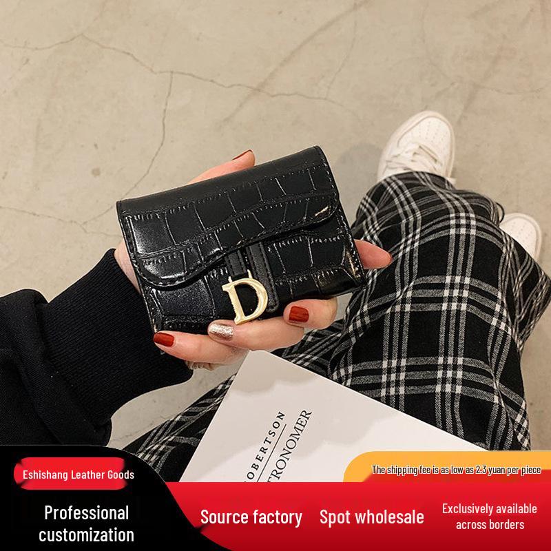 Klassischer Akkordeon-Kartenhalter mit Krokodilmuster und Druckknopf - Hochwertiges Anime-Merchandise, Kompakte Tasche für Karten