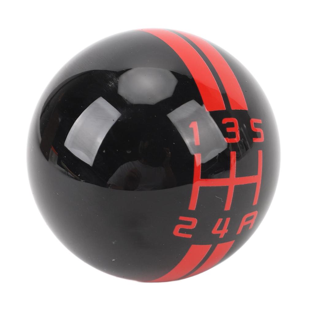 5 Speed Shift Knob Round Ball Manual Shift Knob with 3 Adapters for Mustang 1967‑2018