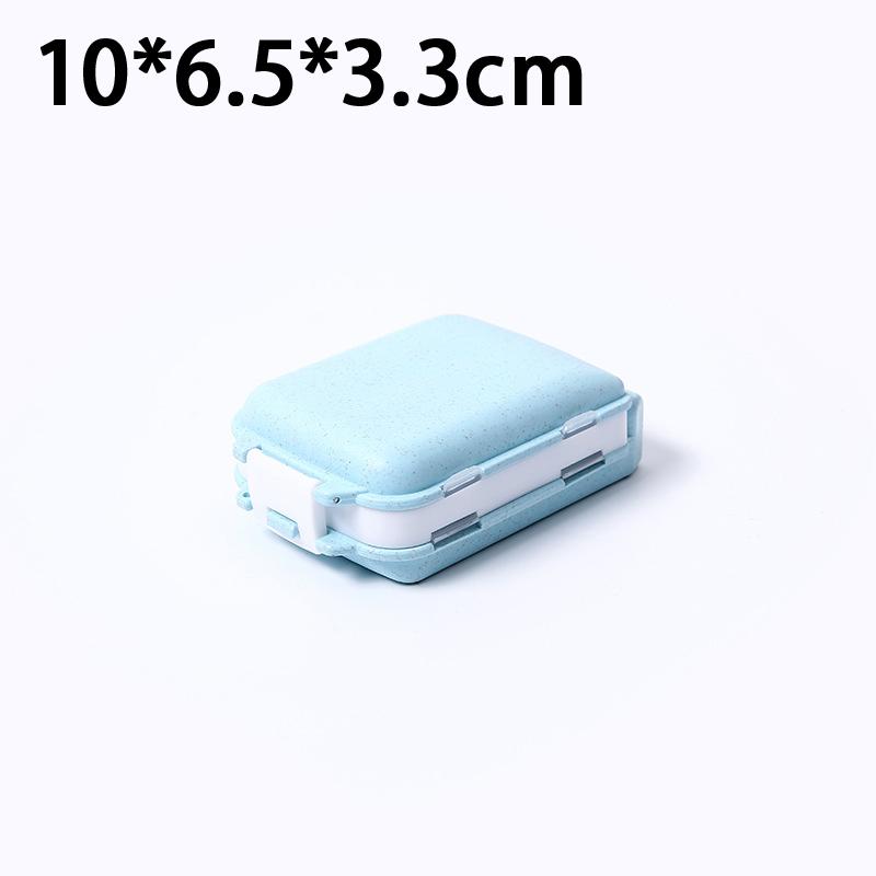 

Three-layer Folding Portable Mini Medicine Storage Box Large Capacity Dispensing Organizer