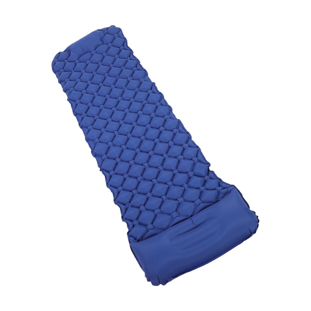 Inflatable Sleeping Pad Soft TPU Hiking Air Mattress with Pillow for Backpacking Traveling Tent