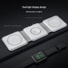 MagSafe 3-in-1 Wireless Charger: Magnetic Dock for Apple Watch, Earbuds & Phone