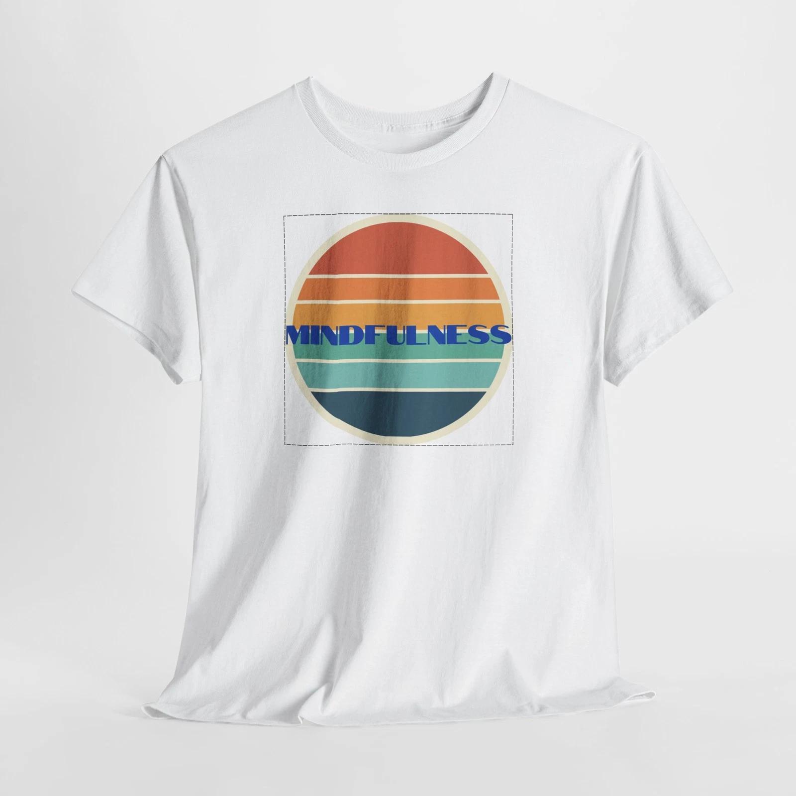 Mindfulness Unisex Heavy Cotton Tee, Relaxation Shirt, Casual Tee, Gift [...] 4XL