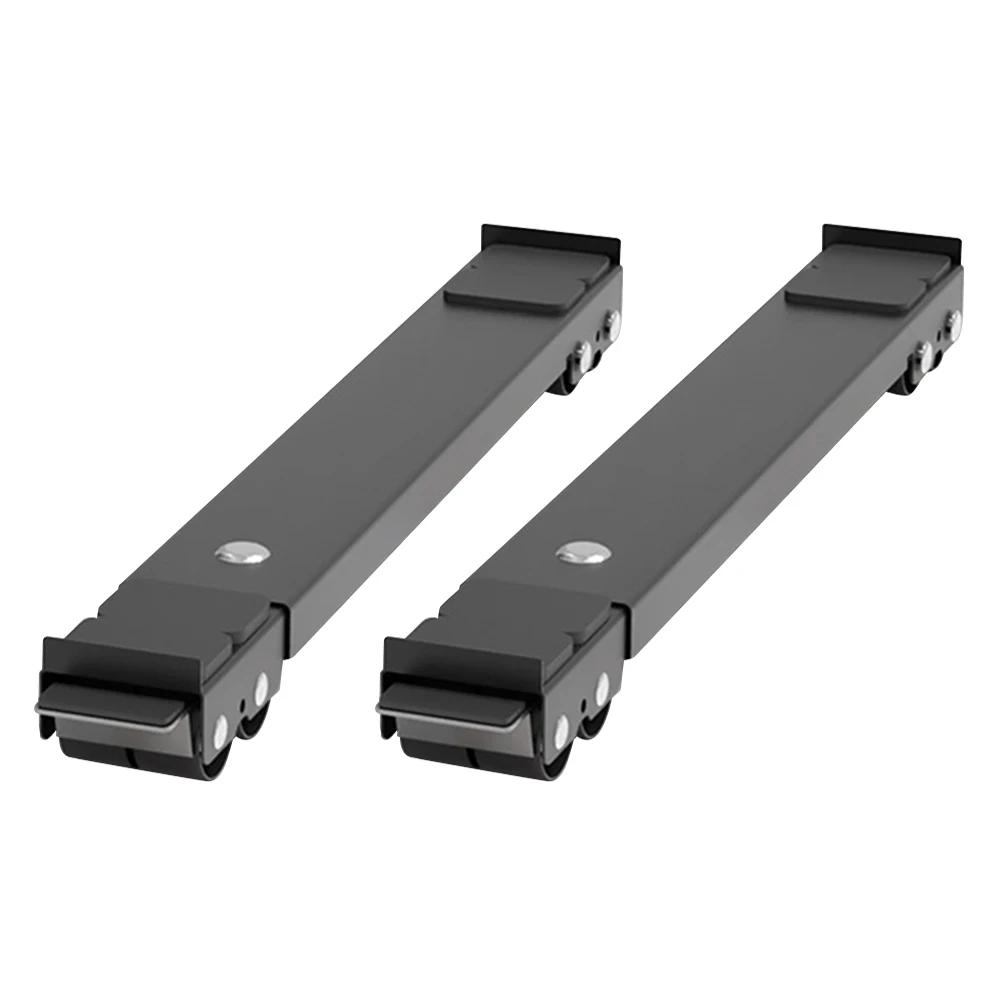 2pcs Refrigerator Base Holder Adjustable Furniture Dolly Mobile Roller Multifunctional with Wheels Home Furniture Moving Roller