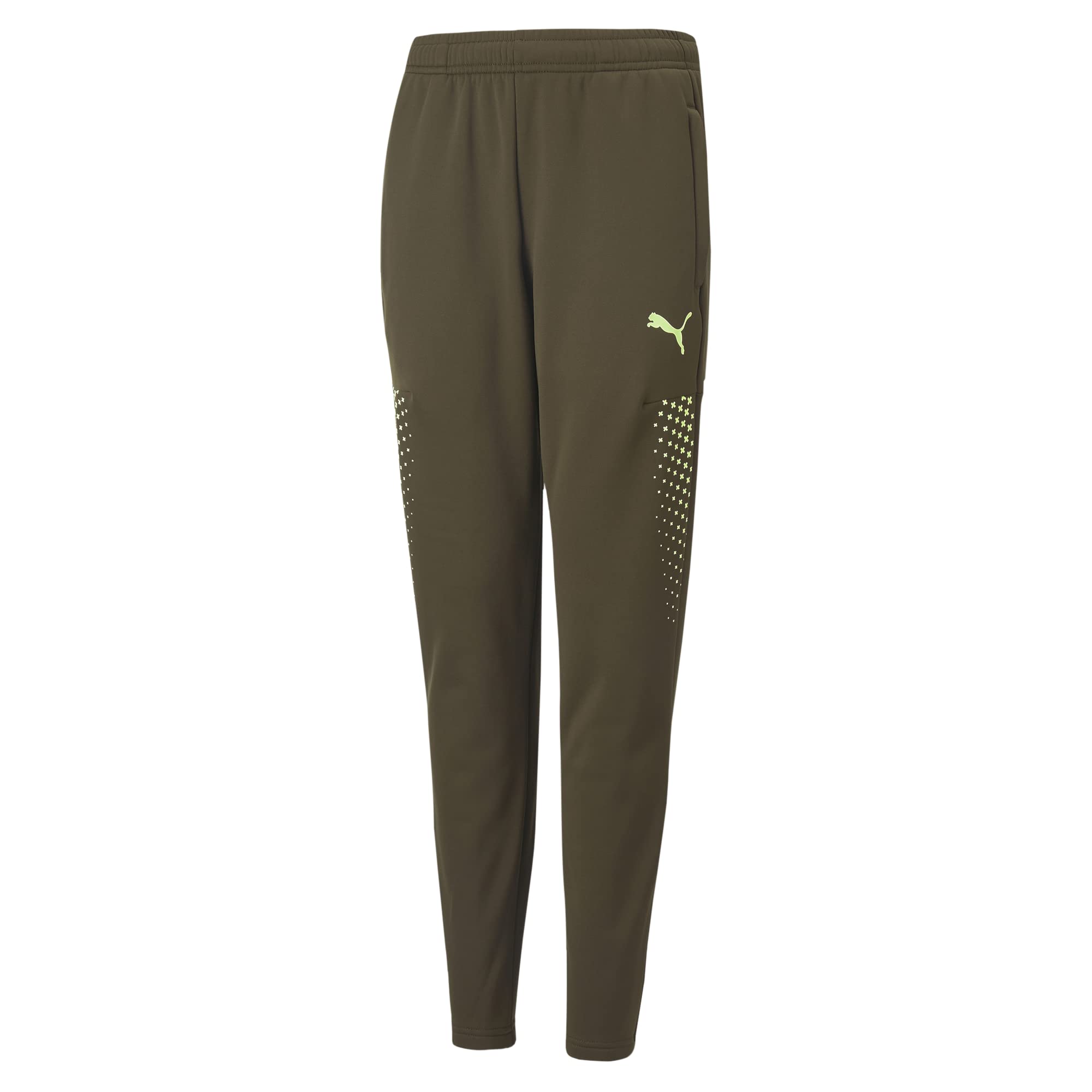 

Футбольные влагоотталкивающие дышащие теплосберегающие брюки Club INDIVIDUALLIGA WARM JR658262 для детей 22 цвета Deep Olive 120 [PUMA] осень/зима (04)