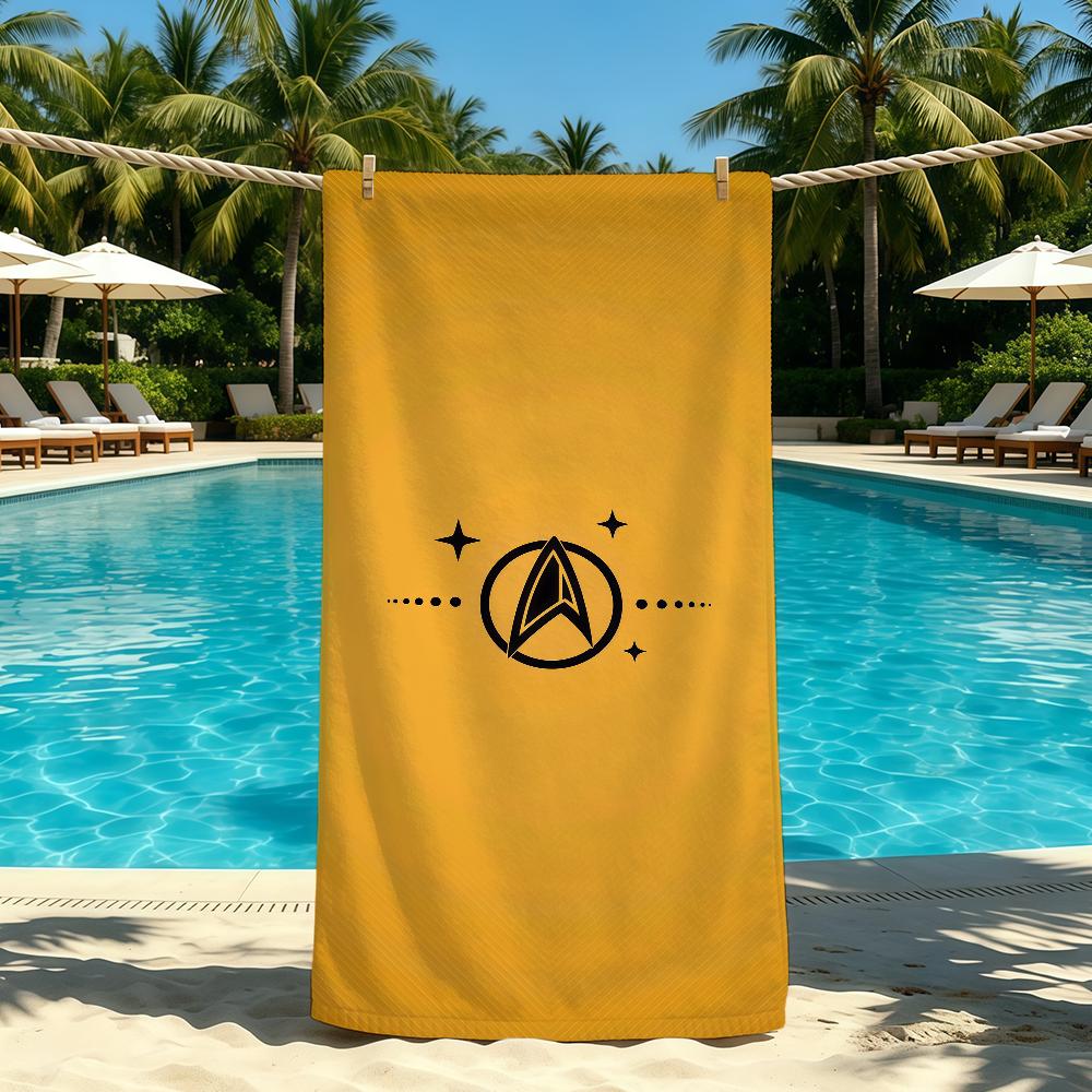 S-Star T-Trek Hot TV Towel For Outdoor Camping Beach Towel Super Absorbent Quick-Drying Summer Towel
