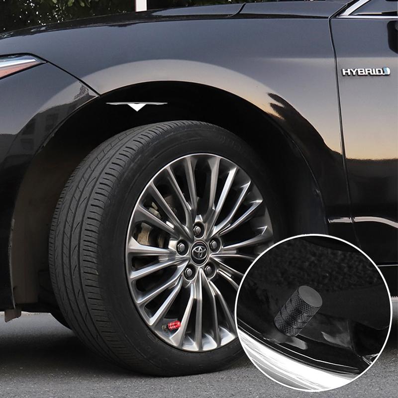 4Pcs/Set Knurling Style Tire Stem Valve Caps Aluminium Car Valve Caps Car Wheel Tires Accessories Stems Covers Auto Styling