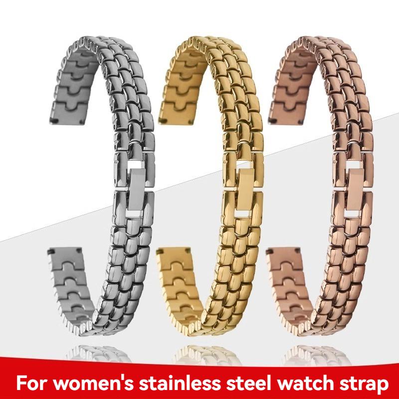 6mm 8mm 10mm 12mm 14mm 16mm Universelles Edelstahl Metall Uhrenarmband für Jede Marke Armband Hohe Qualität Damen Uhrenarmband