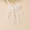 Vintage Lace Bow Hairpin Flower Embroidery Kids Hair Accessories New Princess Style Hair Clip  Gift