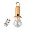 Nová solárně dobíjecí žárovka Wolframové vlákno Teplé světlo Dálkové ovládání Háček Kempingová lampa LED Atmosféra Kempingová koule Světlo
