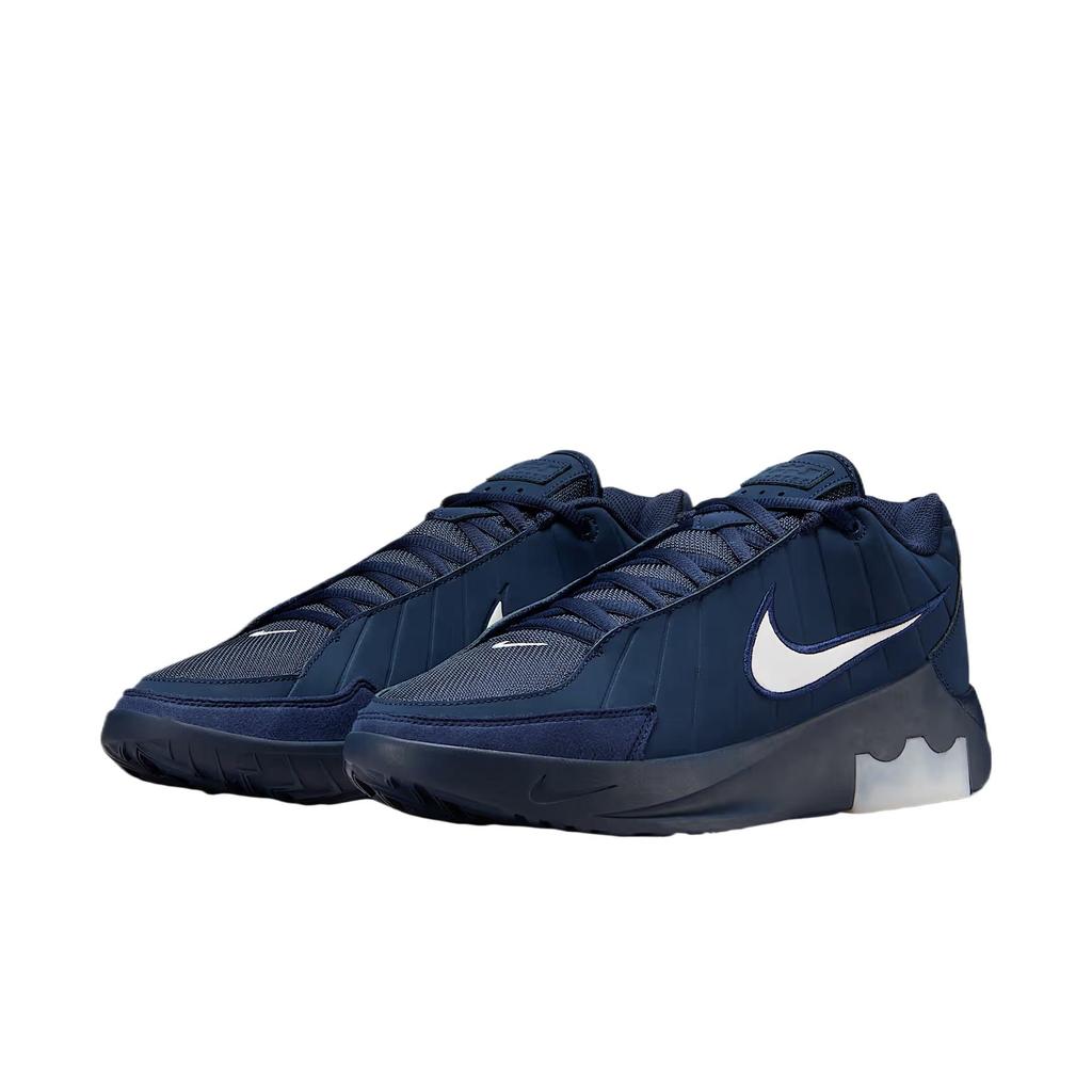 Nike LeBron Witness 9 Big Kids' Basketball Shoes Synthetic Upper ReactX Midsole Rubber Outsole Dark Blue GS II7521-400