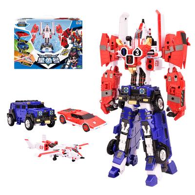 Robot de Transformation Tobot 3 EN 1 en Voiture Jouet Dessin Animé Coréen Frères Anime Tobot Voiture Transformable Avion Jouets pour Enfants Cadeau