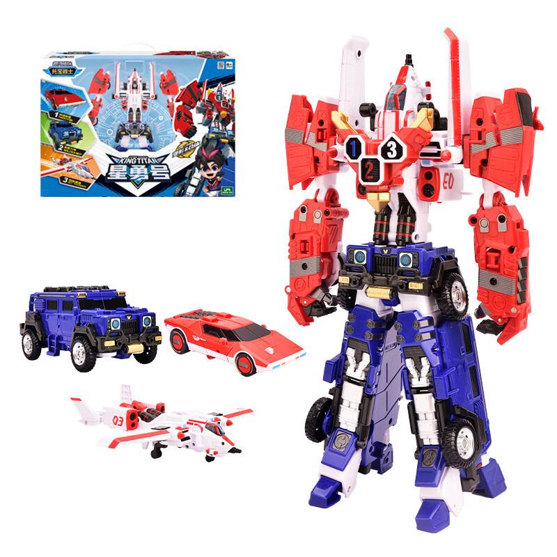 Toys Robot Car Car 3 IN 1 Tobot Transformation to Toy Korea Cartoon Brothers Anime Tobot Transforming Airplane for Children Gift