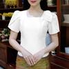 ZANZEA Women Casual Square Collar Summer Short Sleeve Blouse