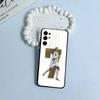 C-CR-7-Ronaldo Black Soft Silicone Phone Case for Samsung S25, S24, S21, S22, S23, S30, Ultra, S20, Plus, FE, Lite