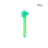 1/5/10 Pcs T-Shape Denture Dedicated Plastic Brush Toothbrush Dual Head False Teeth Brushes Braces Retainer Descaling Brush