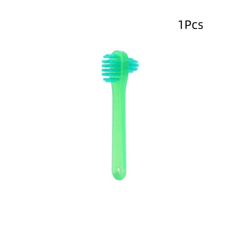 

1/5/10 шт. Т-образная щетка для зубных протезов, специальная пластиковая щетка-зубная щетка с двойной головкой, щетки для чистки искусственных зубов, брекетов, ретейнеров, щетка для удаления налета 1