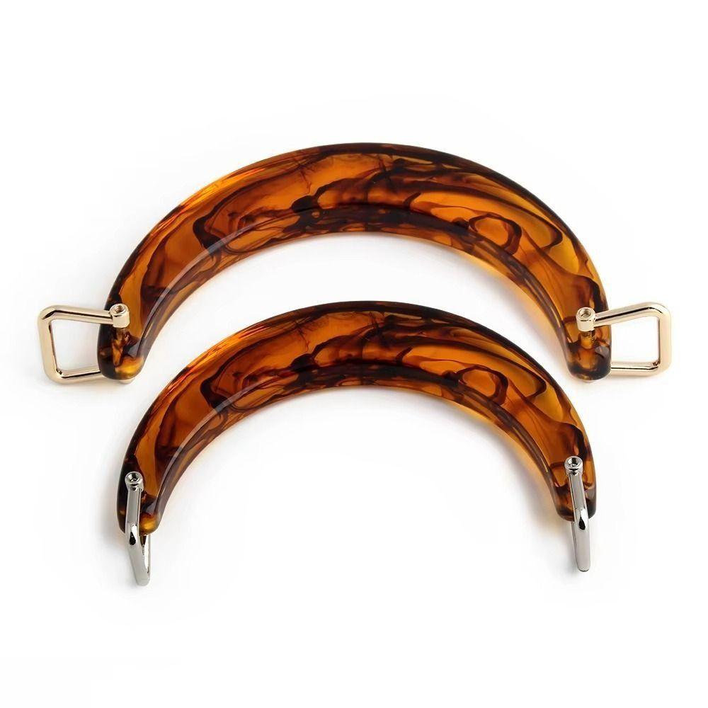 Resin Handbag Handles U-Shaped Tote Grip Punch-free Women's Bag Handle DIY Replacement