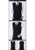 Autumn 2024 Men's V-Neck Loose Knit Wool Vest – Solid Sleeveless Style