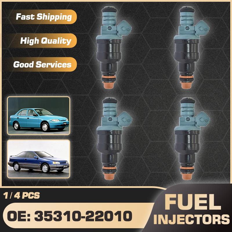Car Fuel Injectors For Hyundai Accent Accent Verna Excel MK3 Pony Bimantara Cakra Dodge Brisa 1995-1999 Hyundai Scoupe 1990-1995