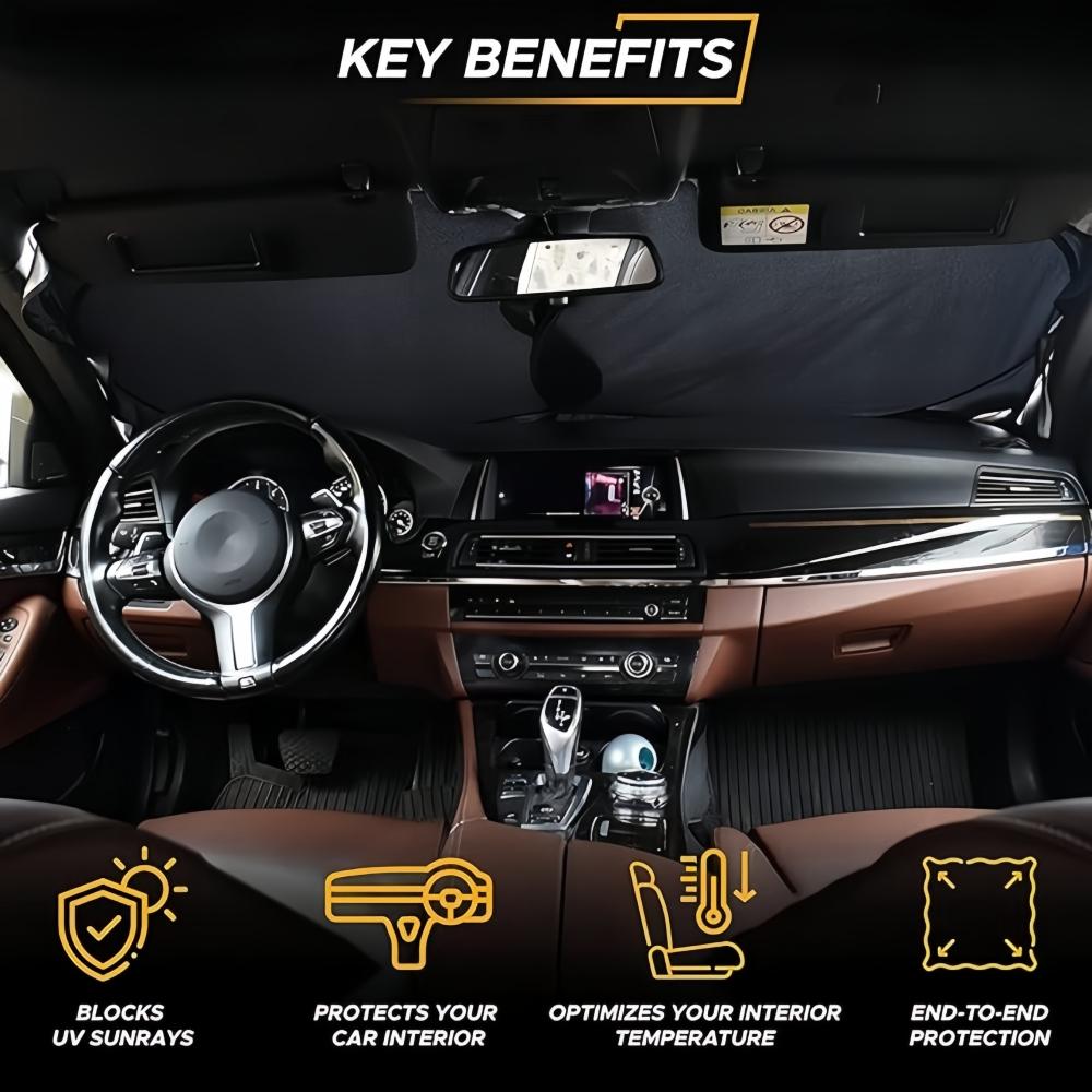 Car Window Sunshade Cover Sun Shade Windshield Visor Protector Windscreen Folding Auto UV Protection Curtain Styling Accessories