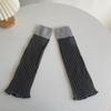 Campus Style Leg Warmers Gothic Knit Long Socks Leggings Gaiters Autumn Winter Cuffs Ankle Heaps Socks